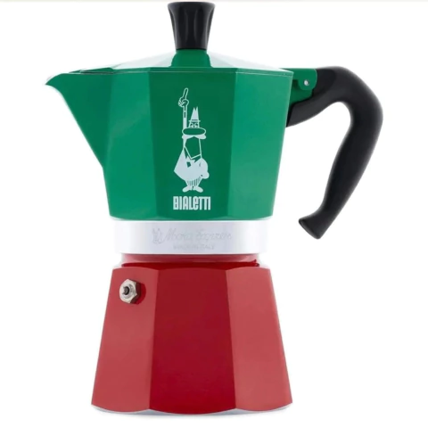 Cafetera Moka Express Tricolore 6 tz