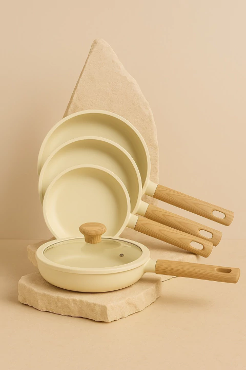 Sarten 28 cm Off White