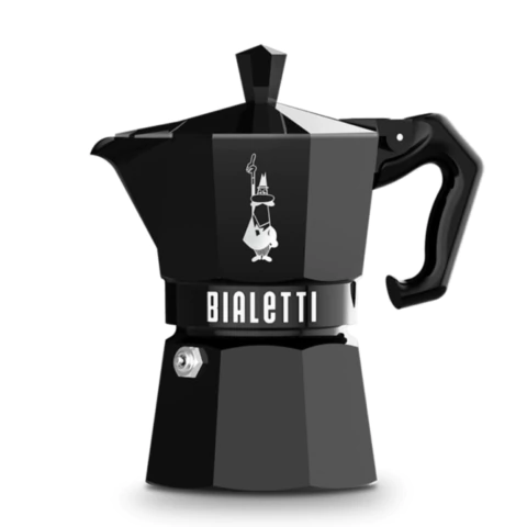 Cafetera Moka Exclusive Black 3 tz