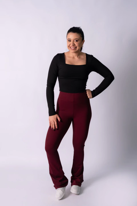 Camiseta Power Manga Longa Preta - comprar online