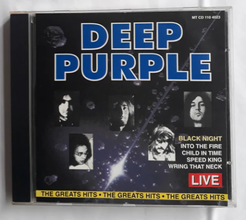 Cd (vg+) Deep Purple The Greats Hits Live Ed Br 95 Re