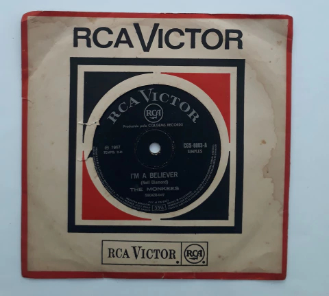 Compacto Vinil (vg) The Monkees I'm A Believer 1a Ed Br 1967