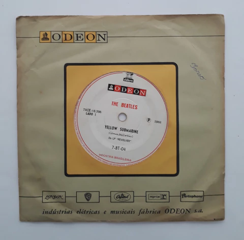 Compacto Vinil (g+/vg) The Beatles Yellow Submarine 1a Ed Br