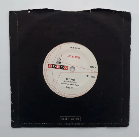 Compacto Vinil (g+/vg) The Beatles Hey Jude 1a Ed Br 68