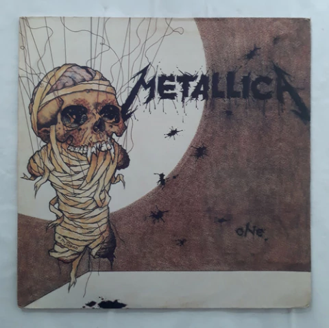 Lp Single 12 Vinil (vg/+) Metallica One 1a Ed Br 1989 33 Rpm
