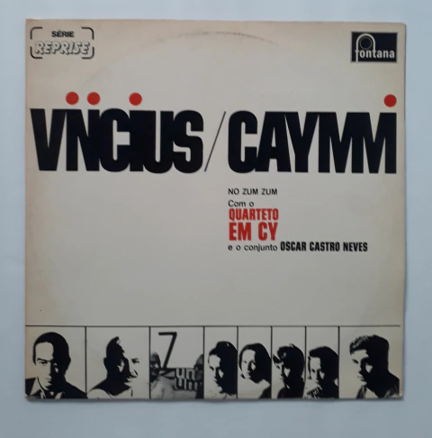 Lp Vinil (nm) Vinicius / Caymmi No Zum Zum Ed Br 1982 Re