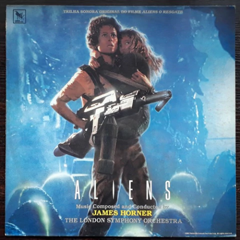 Lp Vinil (nm) James Horner Aliens O Resgate Trilha Original