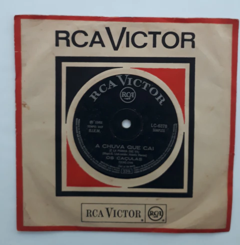 Compacto Vinil (vg) Os Caçulas A Chuva que Cai 1a Ed Br 1967