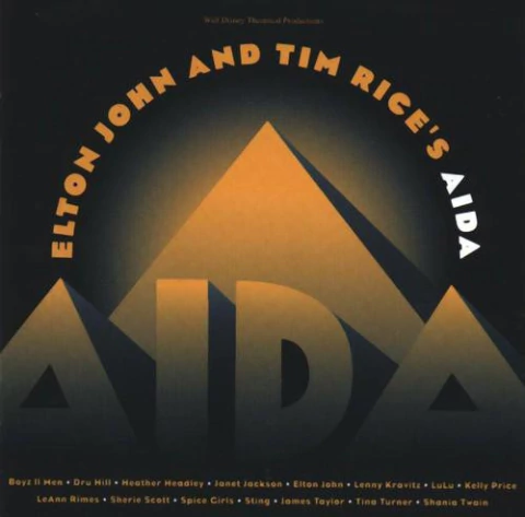 Cd Elton John Tim Rice Aida 1a. Ed. Br 1999 Raro