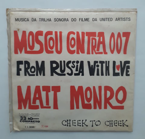 Compacto (vg+ Matt Monro Moscou Contra 007 1a Ed Br 1964 Sw