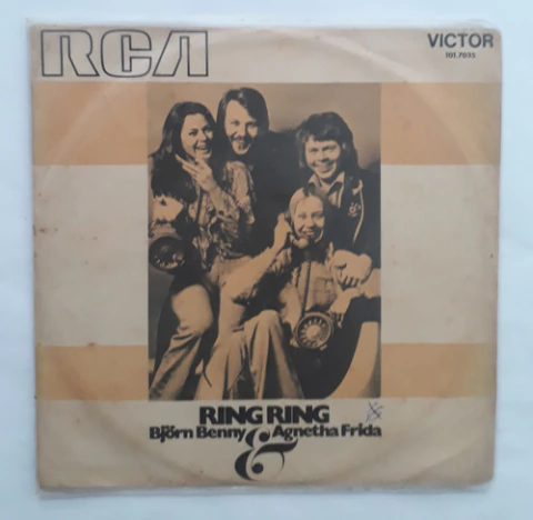 Vinil 7 (vg/+) Bjorn Benny & Agnetha Frida Ring Ring Ed Br