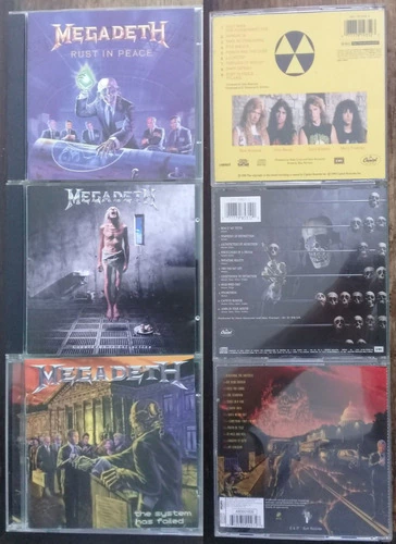 3x Cd (nm) Megadeth Rust Countdown The System Ed Br Novos