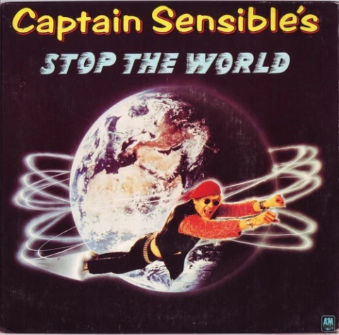 Compacto Vinil Captain Sensible Stop The World Ed Br 1983