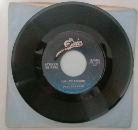 Compacto 7 Paul Carrack I Need You / Call Me Tonight (vg+)