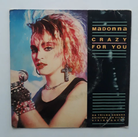 Compacto Vinil (vg/+) Madonna Crazy For You 1a Ed Br 1985