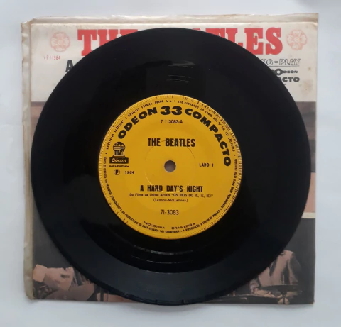 Compacto Vinil (vg/ The Beatles A Hard Day's Night 1a Ed Br