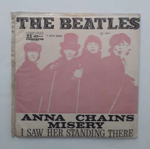Compacto Vinil (vg/ The Beatles Anna Chains Misery I Saw