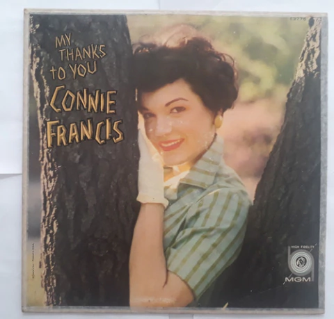 Lp Vinil (vg+) Connie Francis My Thanks To You Ed. 1959 Eua