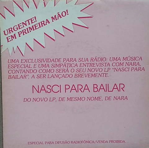 Compacto Vinil Nara Leão Nasci Para Bailar Ed. 1982
