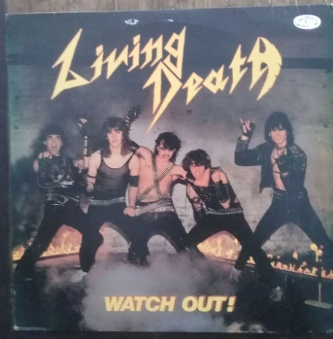 Lp Vinil (nm) Living Death Watch Out Ed Br 1987 Capa (vg+)