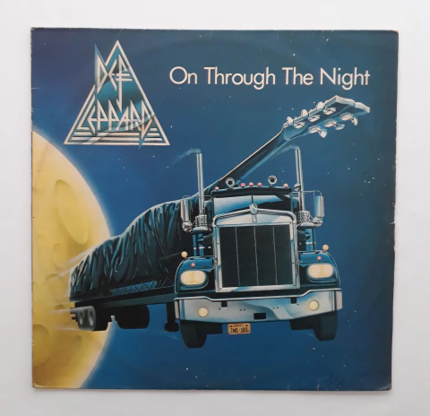 Lp Vinil (vg/+) Def Leppard On Through The Night 1a Ed Br 84