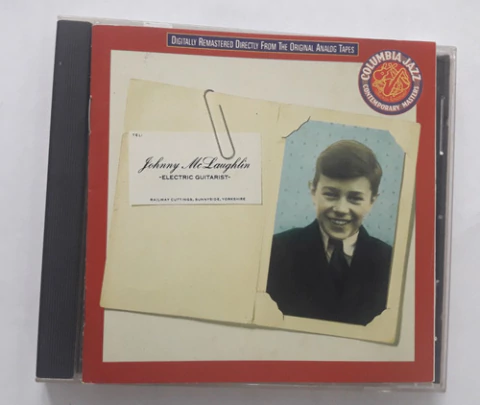 Cd Johnny Mclaughlin Electric Guitarist 1a Ed Us 1990 Import