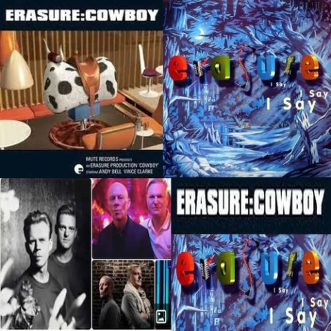 2x Cd Erasure Cowboy I Say I Say 1a Ed Br 1994-97