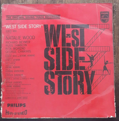 Lp (vg+) Leonard Bernstein West Side Story Ost Ed Eu 1961