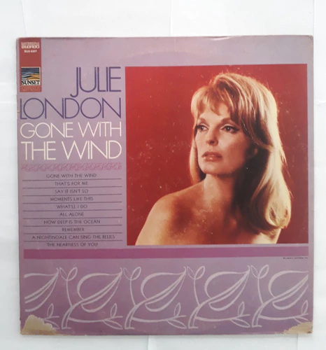 Lp Vinil (vg+) Julie London Gone With The Wind Ed Eua 1968
