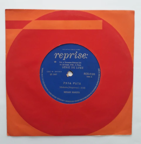 Compacto Vinil (vg+) Miriam Makeba Pata Pata 1a Ed Br 1967