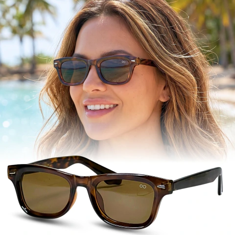 Óculos de Sol Brisa Marrom Feminino - UV400