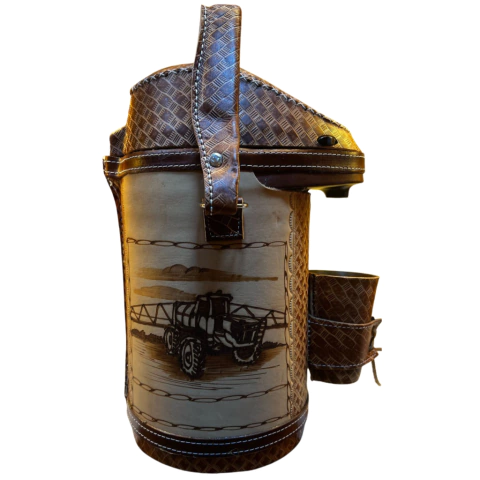 Garrafa Térmica Em Couro Modelo ( Pulverizador 77 ) - comprar online