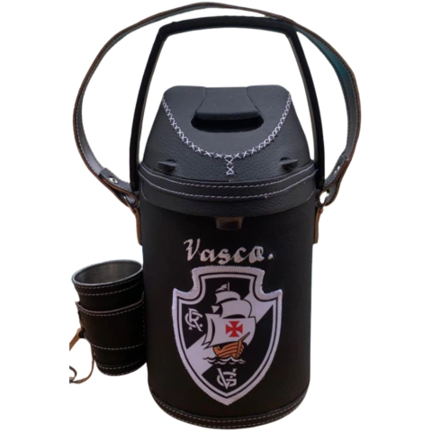 Garrafa Térmica Em Napa Modelo ( Vasco ) - comprar online