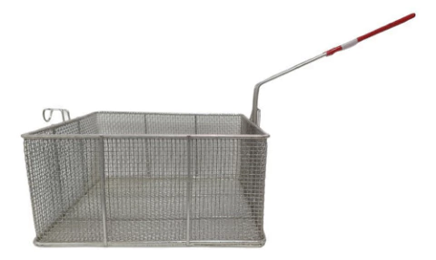 Canasto Freidor Estañado Cuadrado De 28x28cm