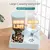 Juego de dispensador de agua con comedero automático para gatos, alimentador de