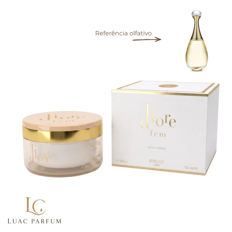 Body Cream Inspiração Jadore 200g. Isabelle La Belle