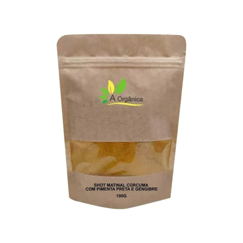 Shot Matinal Cúrcuma com Pimenta Preta e Gengibre 100g