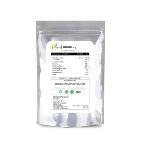 Cúrcuma Com Pimenta Preta em Pó Premium 500g