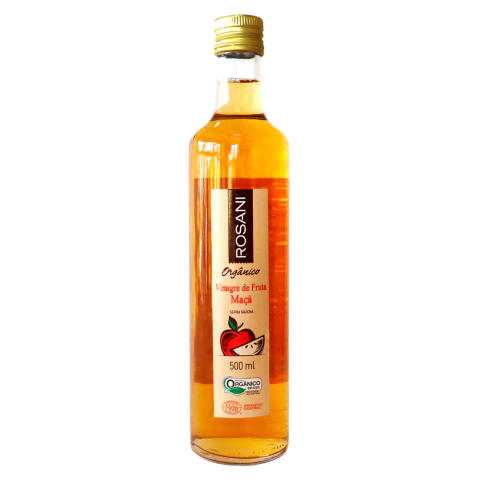 VINAGRE DE FRUTA DE MAÇÃ ORGÂNICO ROSANI 500ml