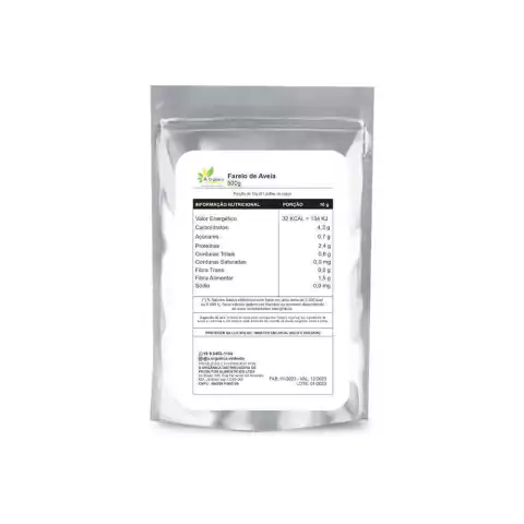 Farelo De Aveia Premium 500g