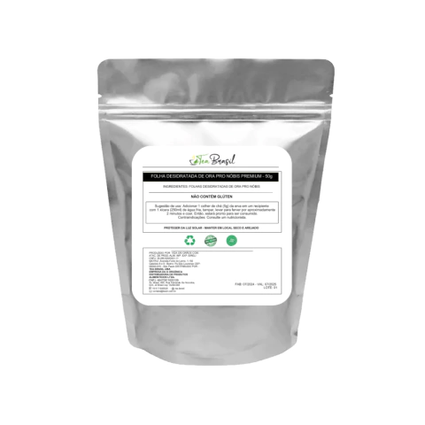 Kit 2 Folhas Desidratadas de Ora Pro Nóbis Premium 50g