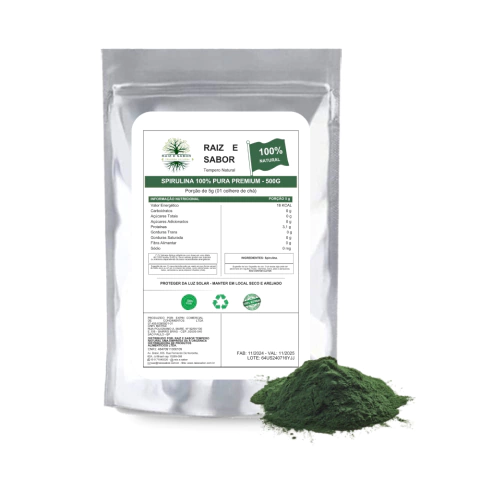 Spirulina em Pó 500g: Energia e Nutrição Completa