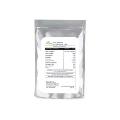 Aveia Premium Em Flocos 500g À Orgânica
