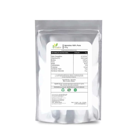 Spirulina 100% Pura Premium 500g