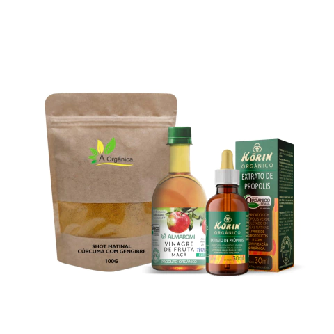 Kit: Shot Matinal Mais Vinagre De Maçã E Própolis Verde 30ml