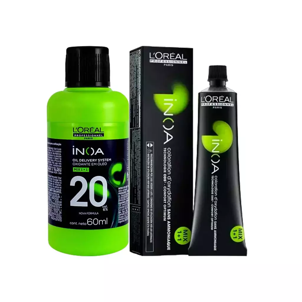 Coloração INOA (06un) + Brinde Ox 20vol 60ml