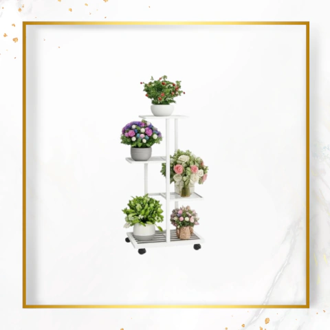 ESTANTE PARA PLANTAS 4 NIVELES