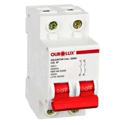 Disjuntor Bipolar 25A (C)