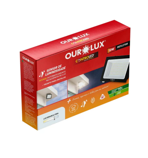 Refletor CONTROLED SENSOR de LUMINOSIDADE 10W 6500K - comprar online