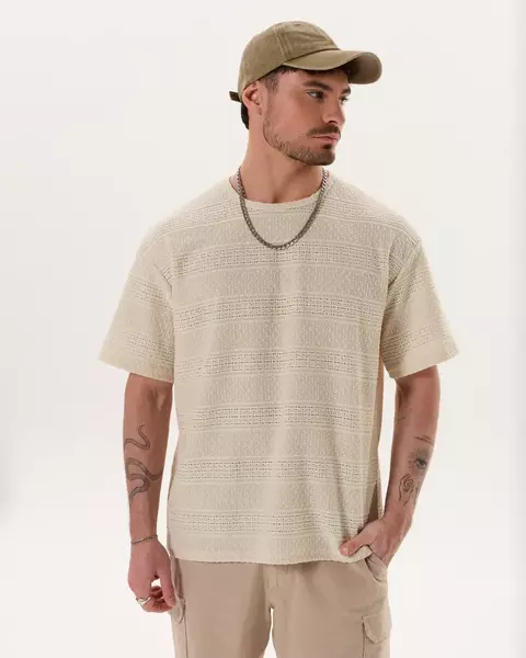 Remera Crochet Relaxed
